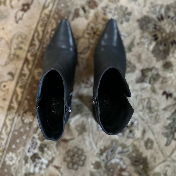 Franco Sarto Women’s Sandria Bootie Ankle Black Leather Size 9.5 - Picture 14 of 17